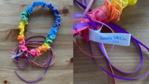 Sarah’s Silks Rainbow Garland Headband