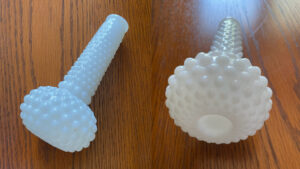 Vintage/Antique Hobnail Milk Glass